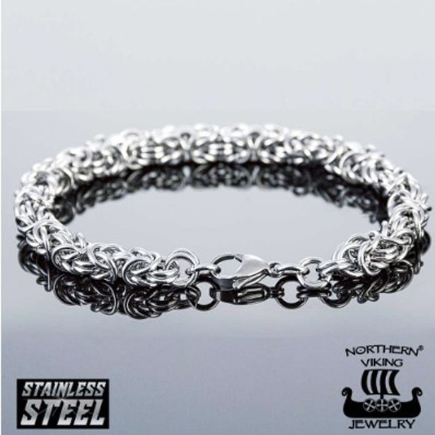 Northern Viking Jewelry Kingchain rannekoru NVJRA003