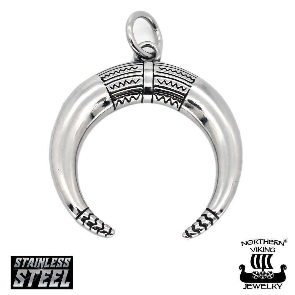Northern Viking Jewelry Viking Horn kaulakoru 50 cm NVJRS133