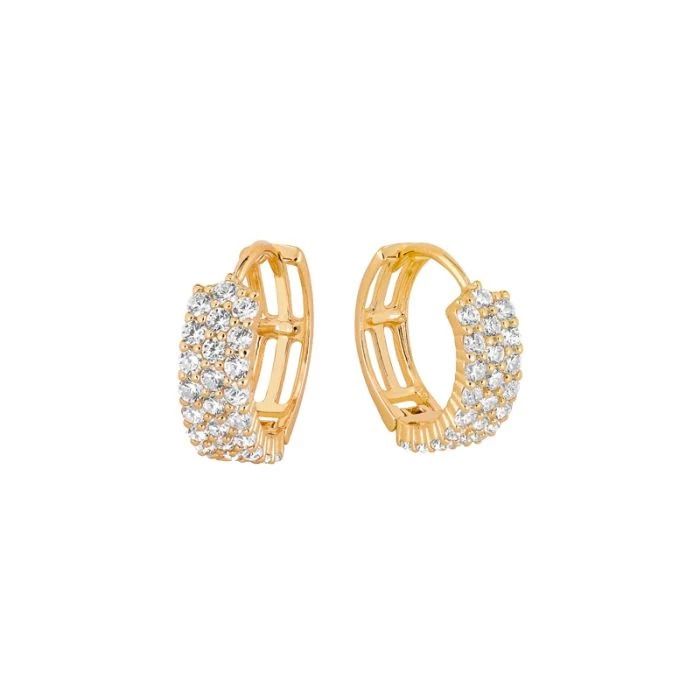 Silberohrringe, vergoldet ORZ00099-AU