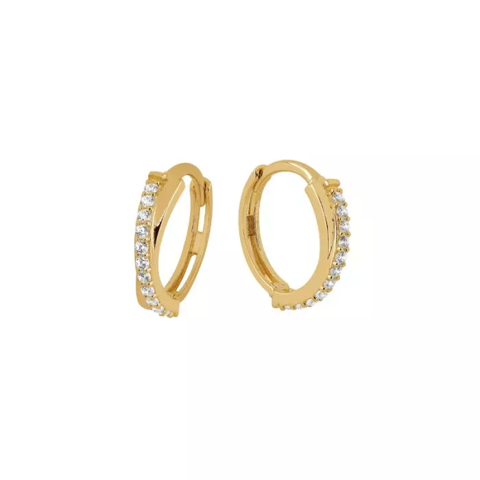 Goldene Ohrringe OT403195-CZ