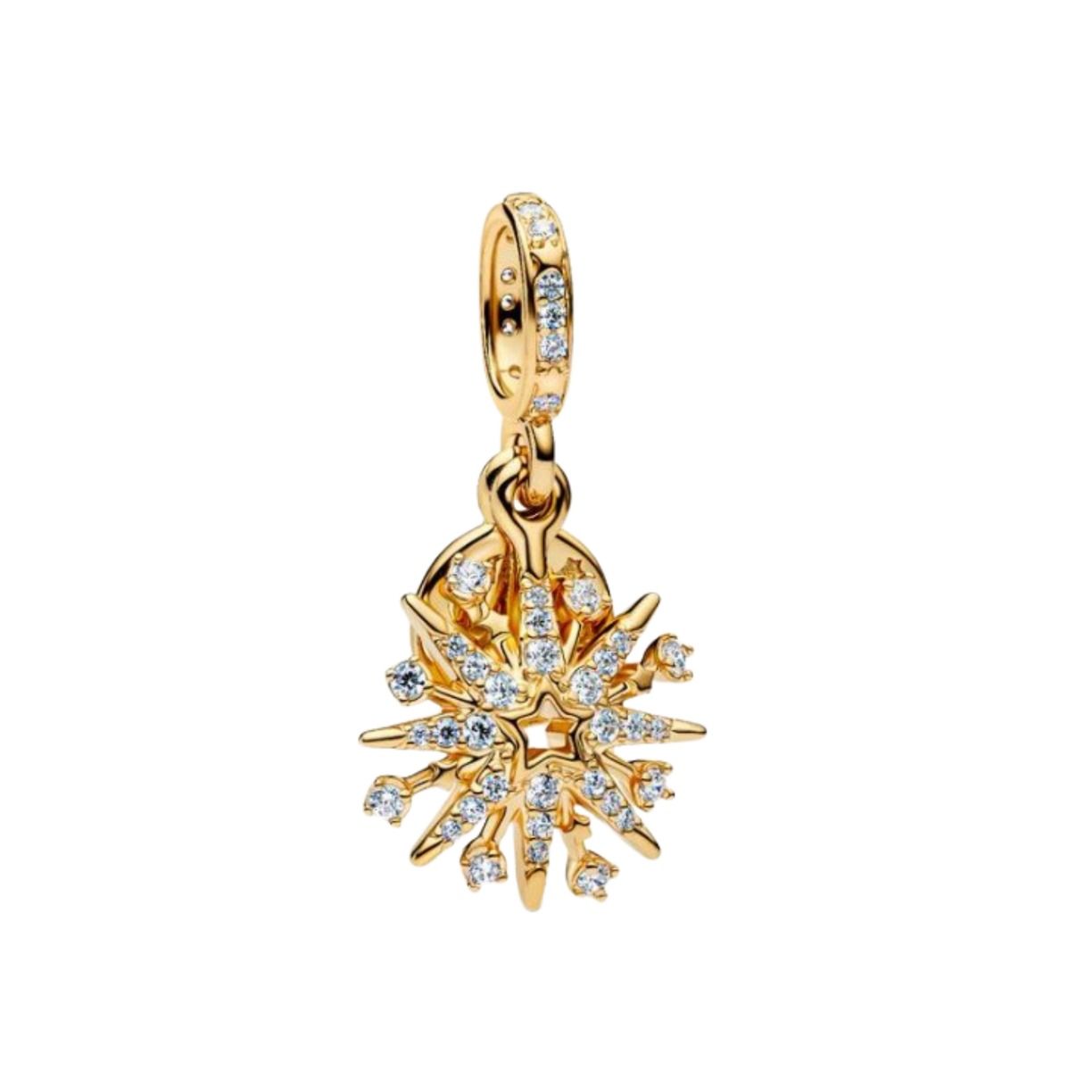 Pandora Sparkling Firework Double Dangle hela 763512C01