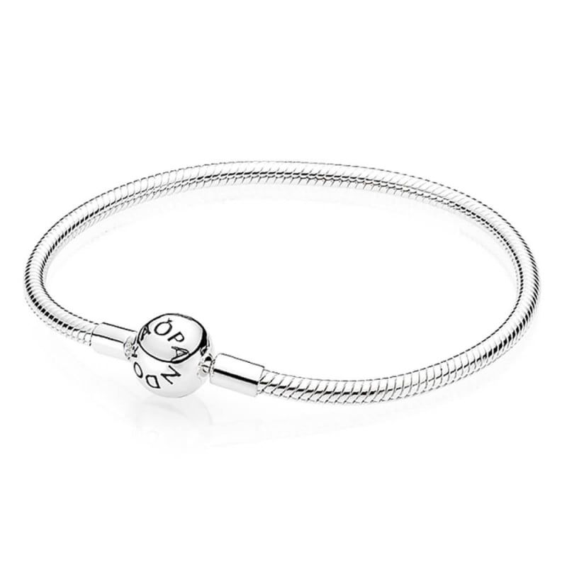Pandora Smooth Silver Bracelet (Size 18cm) 590728