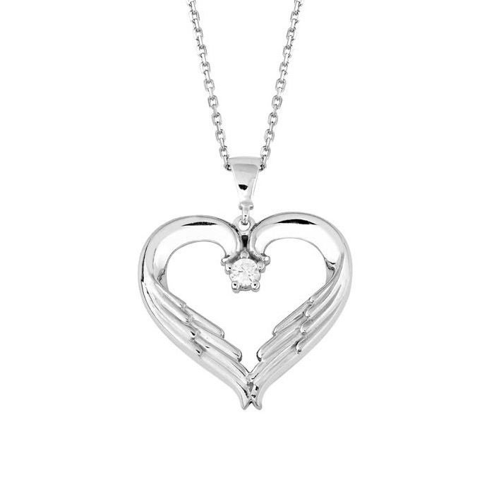 Silberne Herz-Halskette PP2150-02-FRZ
