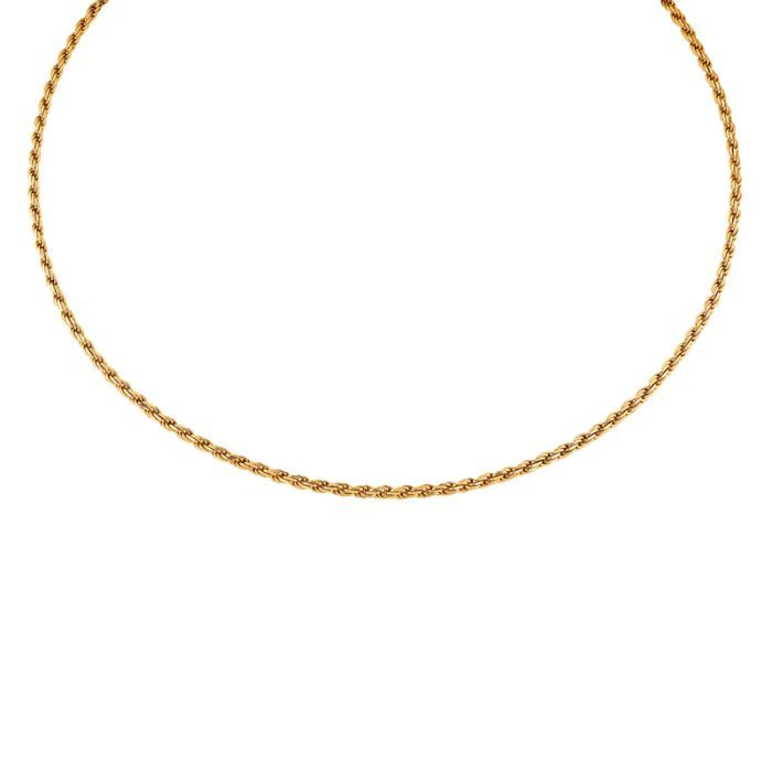 Kullattu kaulaketju ROPS 50x45CM