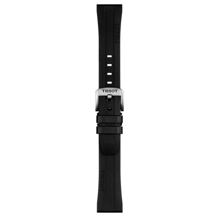 Tissot Black Rubber Strap kumiranneke 20 mm T852044545