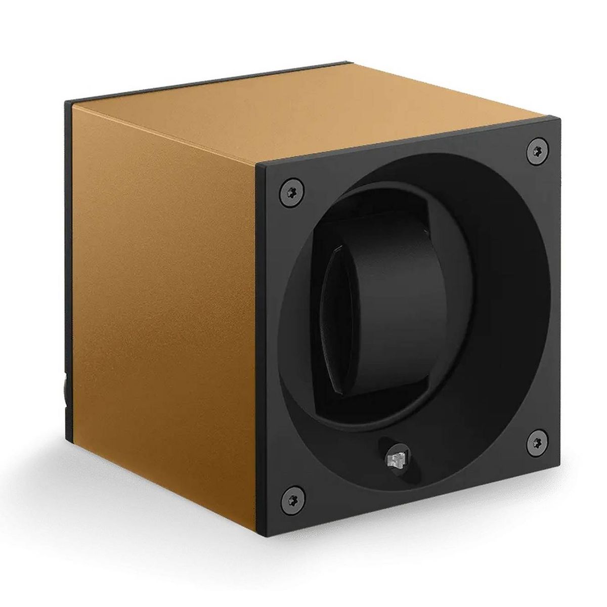 SwissKubik Masterbox Aluminium Yellow Uhrenbeweger SK01.AE006