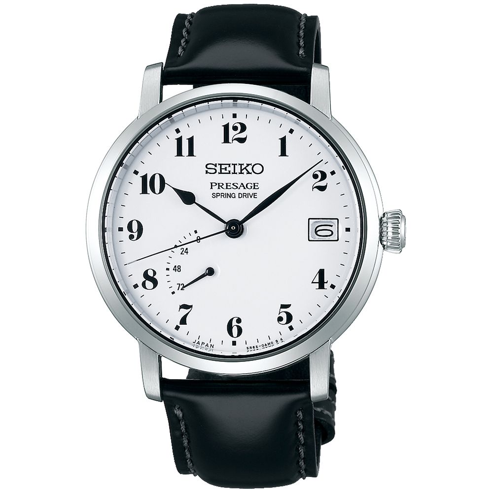 Seiko Spring Drive White Enamel SNR037J1