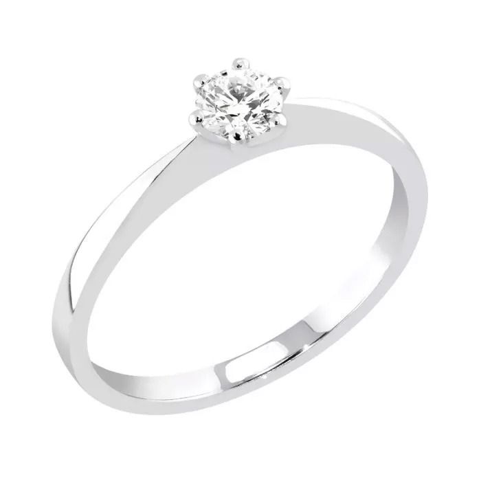 Romanssi Ruusu timanttisormus SOLITAIRE 0.20CT