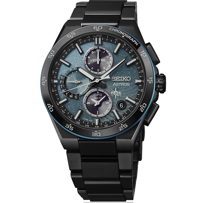 Seiko Astron GPS Solar Dual Time Chronograph 5X83 “Spiral Galaxy” Limited Edition SSH187J1