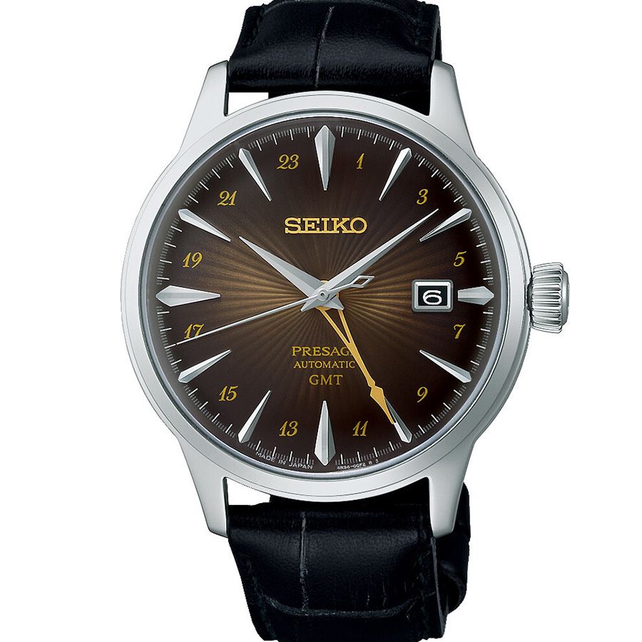 Seiko Presage Cocktail Time "Rusty Nail" GMT SSK039J1