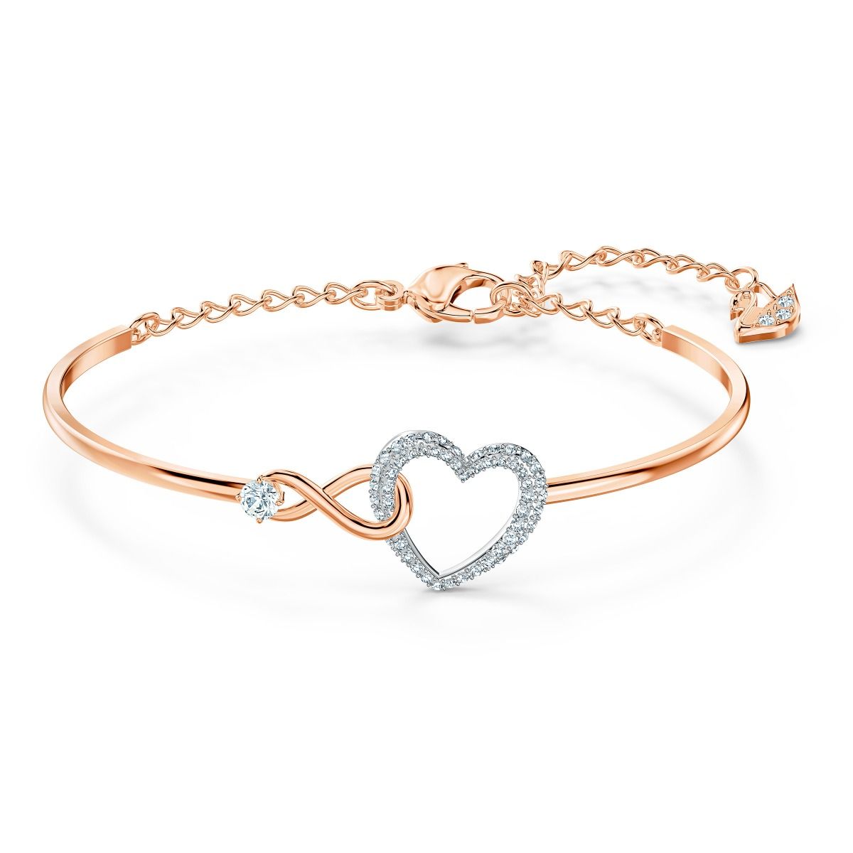 Swarovski Infinity Heart Bangle Armband 5518869