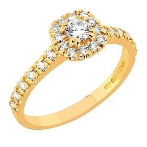 Sandberg Toivomuslähde I -timanttisormus V-705