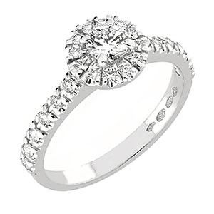 Sandberg Toivomuslähde I -timanttisormus V-715w