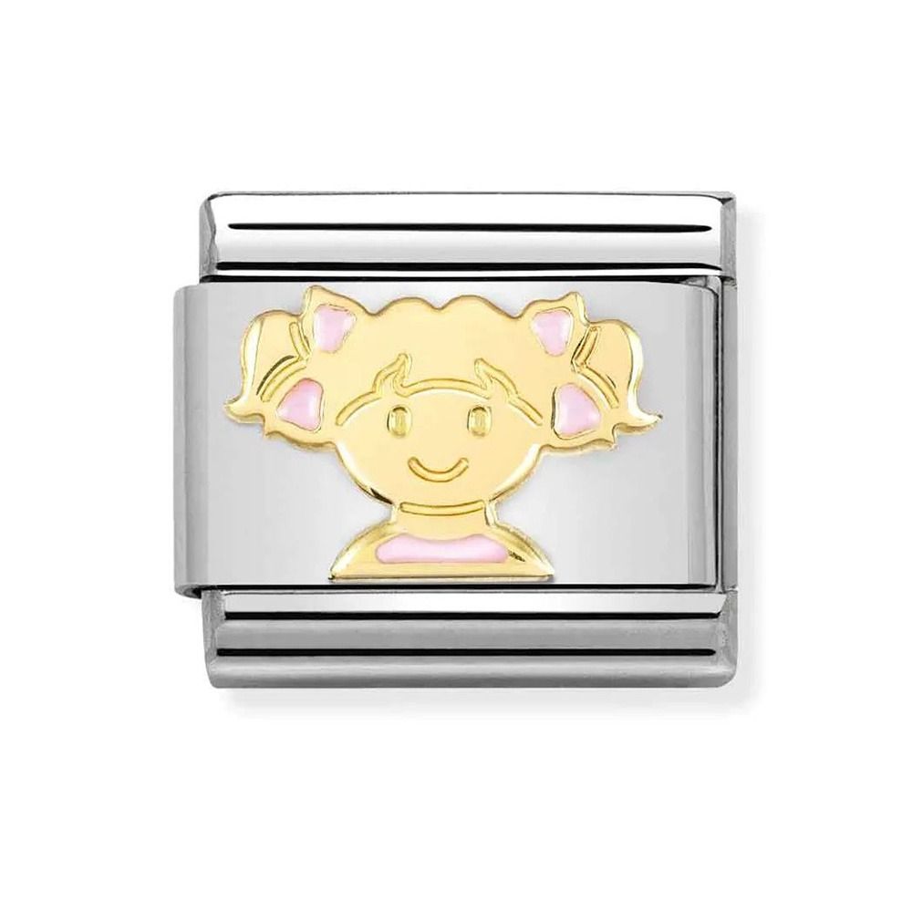 Nomination Classic Gold Pink Girl 030272/66