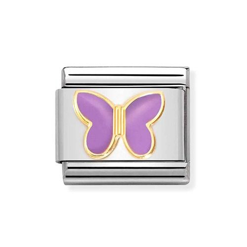 Nomination Classic Purple Butterfly 030285/60