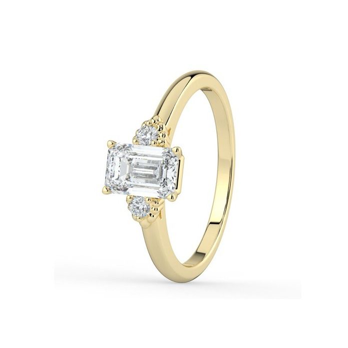 Kohinoor Celeste timanttisormus topaasilla 033-441KT-04