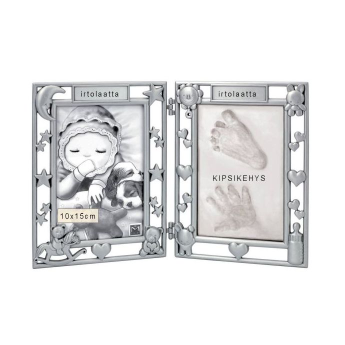 Pupu ja nalle kipsikehys 078563