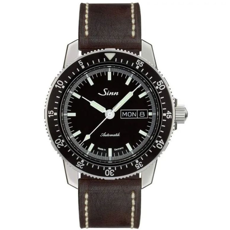 Sinn 104 St Sa I -rannekello / ruskea nahka 104.010