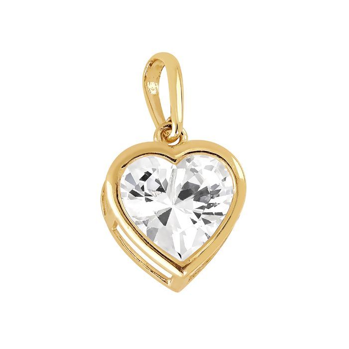 Gold HerzAnhänger JP84394-CZ-HT7