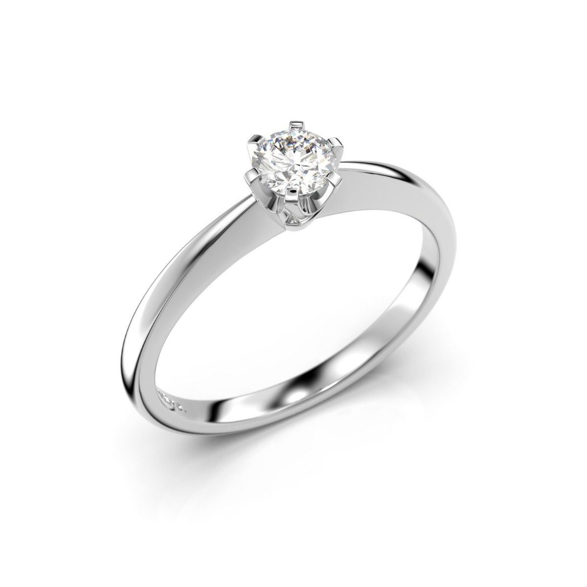 Festive Classic timanttisormus, platina 128-020-PT