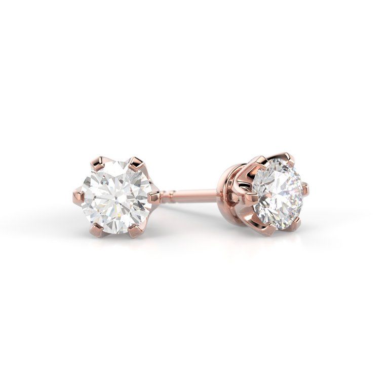 Festive Classic Diamanten Ohrringe 14-129-060K-PK-HVS1