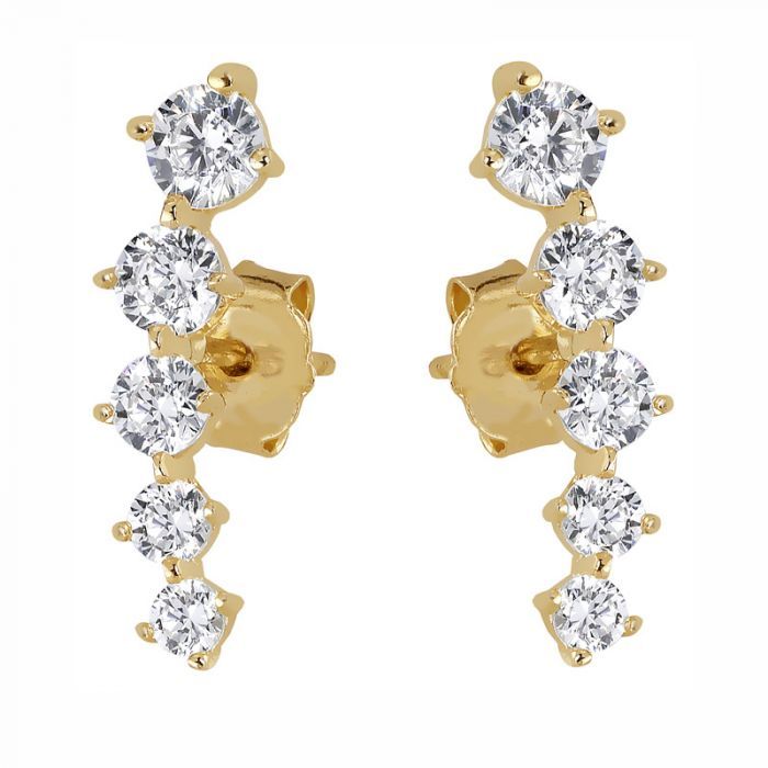 Gold Ohrringe JE12895-CZ