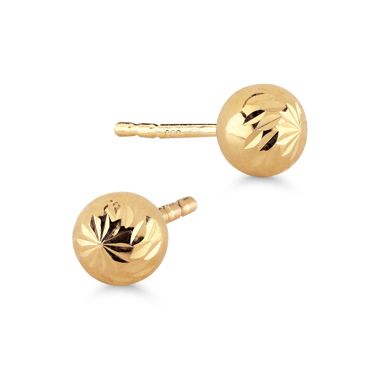 Gold Ohrringe 4 mm 141131