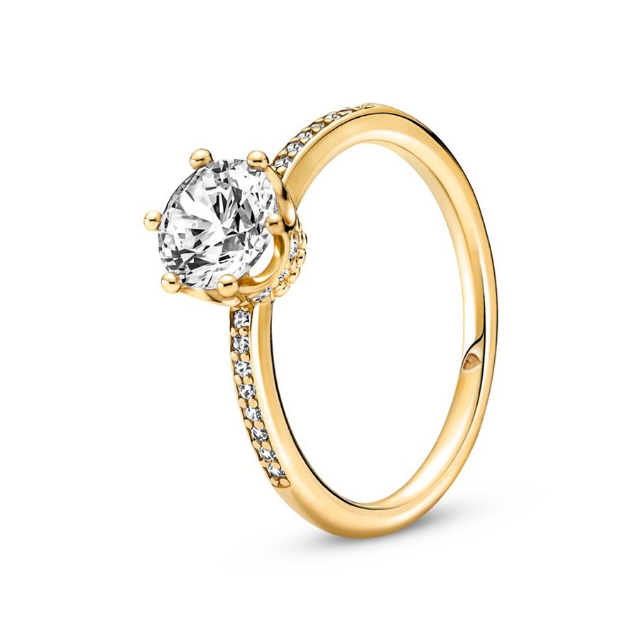 Pandora Sparkling Crown Solitaire Ring 168289C01