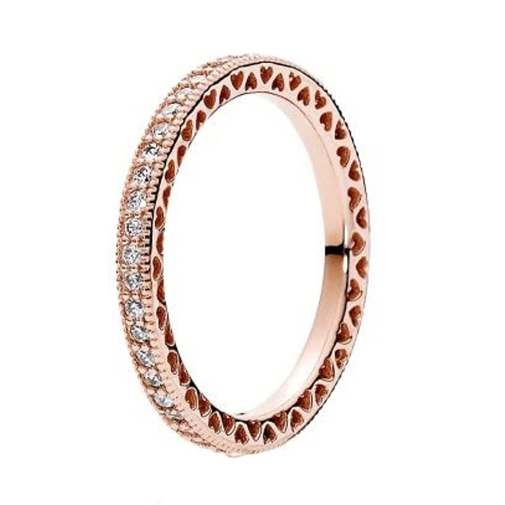 Pandora Rose Hearts of Pandora Ring 180963CZ