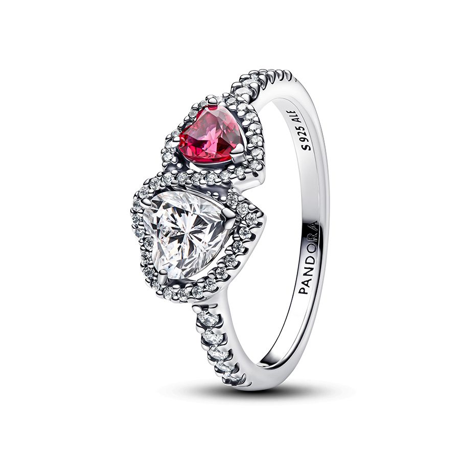 Pandora Halo Hearts Ring 193662C01