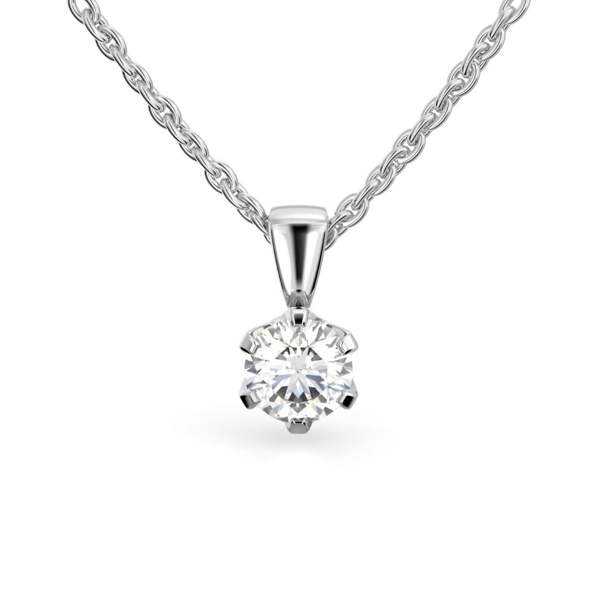 Festive Classic timanttiriipus, platina 205-100R-PT