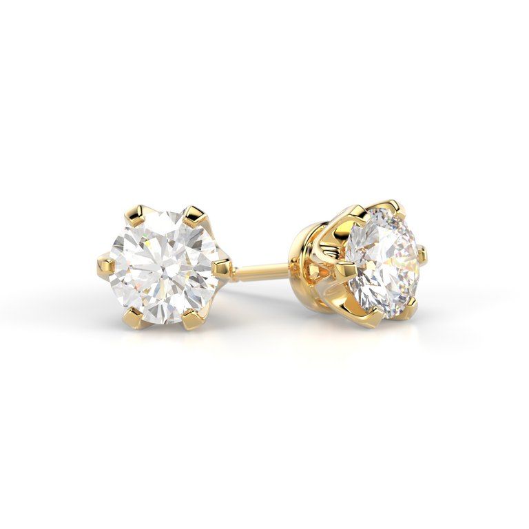 Festive Classic korvakorut, keltakulta 205-140K-KK