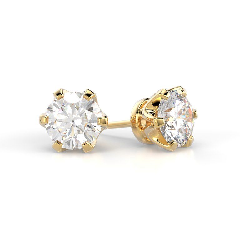 Festive Classic korvakorut, keltakulta 205-200K-KK