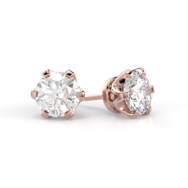 Festive Classic Diamanten Ohrringe 14-205-200K-PK-HVS1