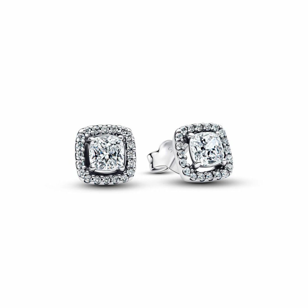 Pandora Square Halo Örhängen 293551C02