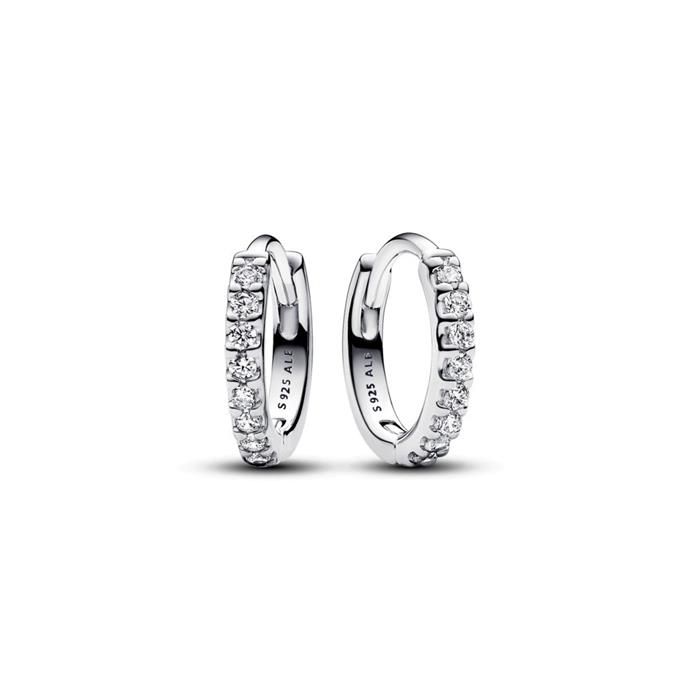 Pandora Sparkling Huggie Hoop Ohrringe 293015C01