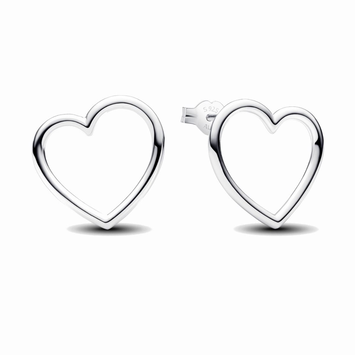 Pandora Moments Front-facing Heart Ohrringe 293077C00