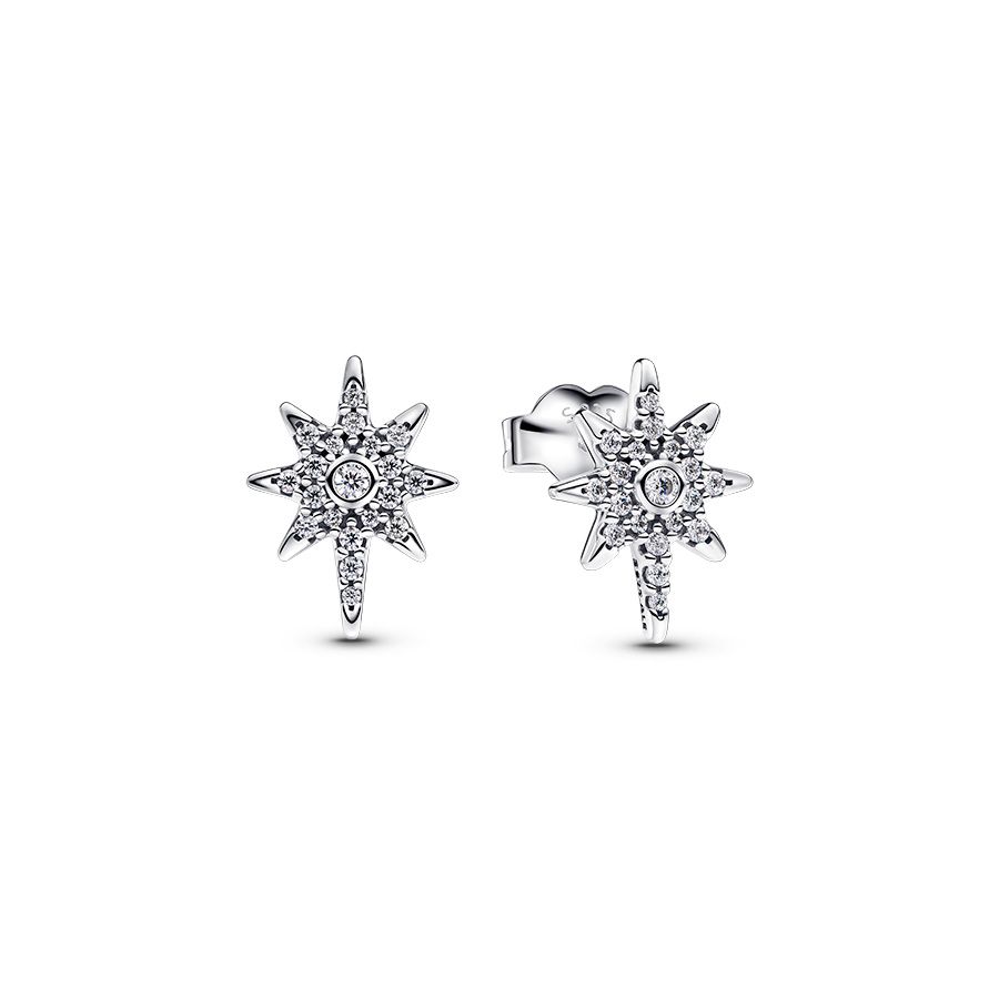Pandora Sparkling North Star Stud Ohrringe 293587C01