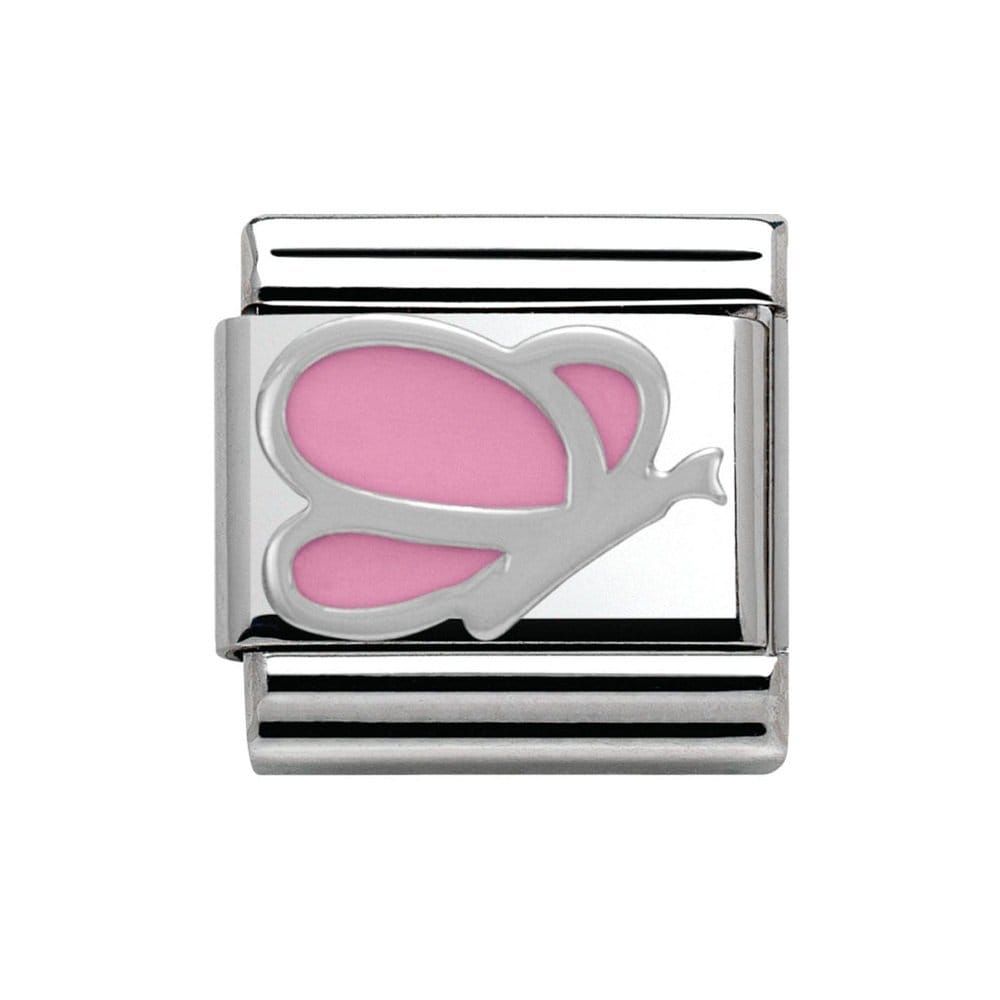 Nomination Classic Hopea Pinkki Perhonen 330202/03