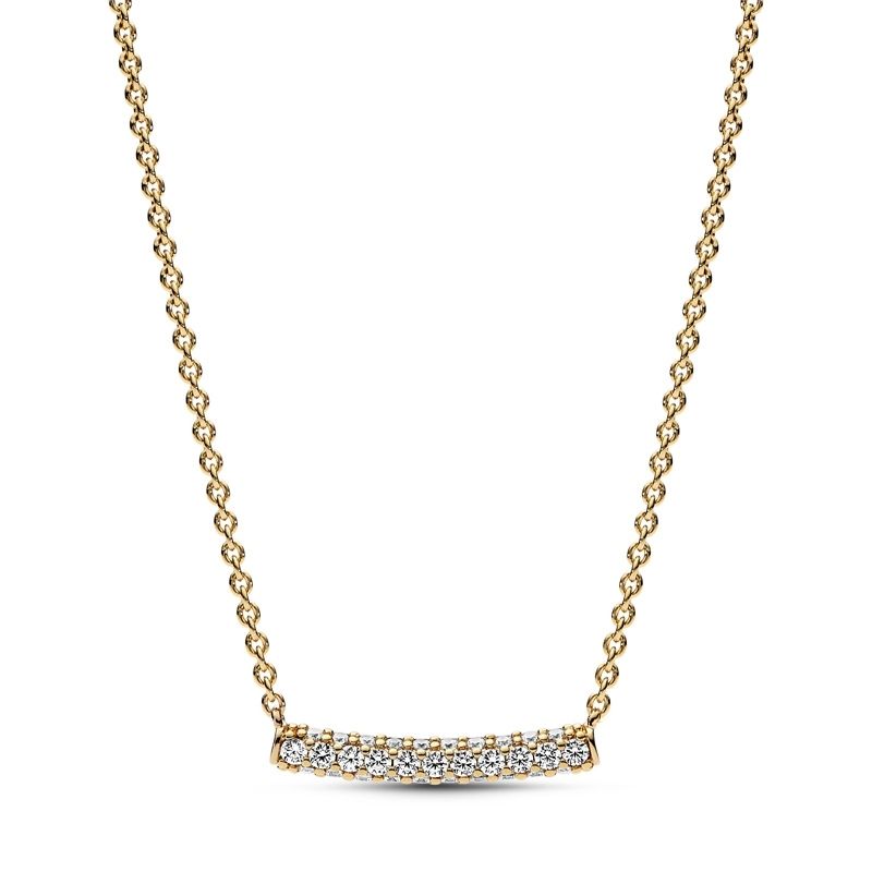 Pandora Timeless Pavé Single-row Bar Collier 45 cm Halskette 362635C01