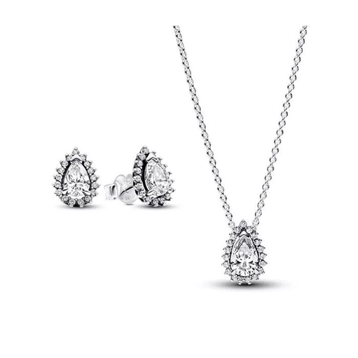 Pandora Sparkling Pear Halo korusetti 