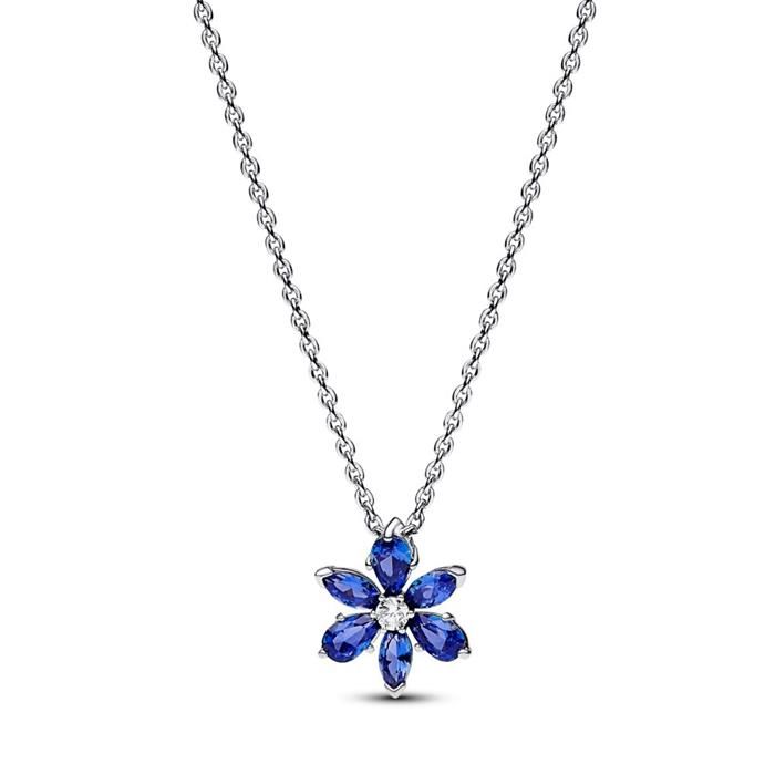Pandora Sparkling Blue Herbarium Cluster Pendant kaulakoru 45 cm 392387C02-45
