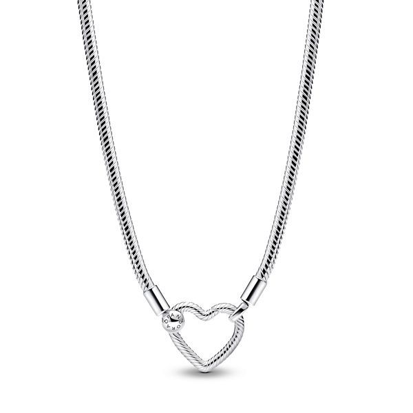 Pandora Heart Closure Snake Chain Halskette 393377C00-45
