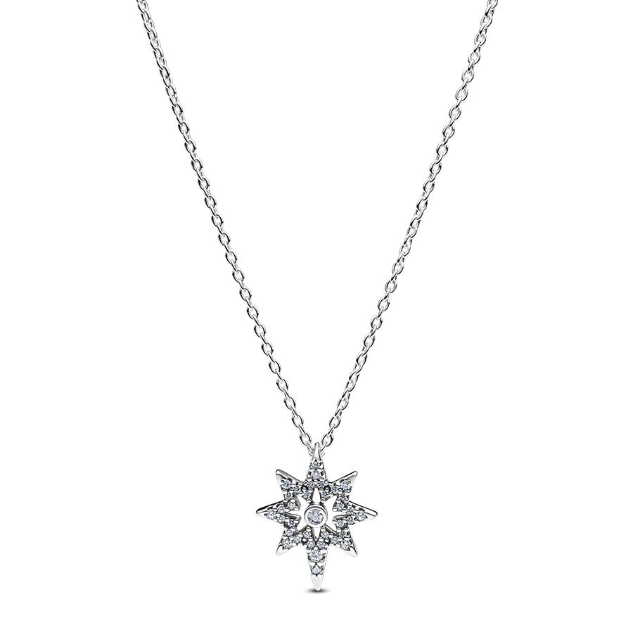 Pandora North Star Pendant Necklace 393600C01-45 
