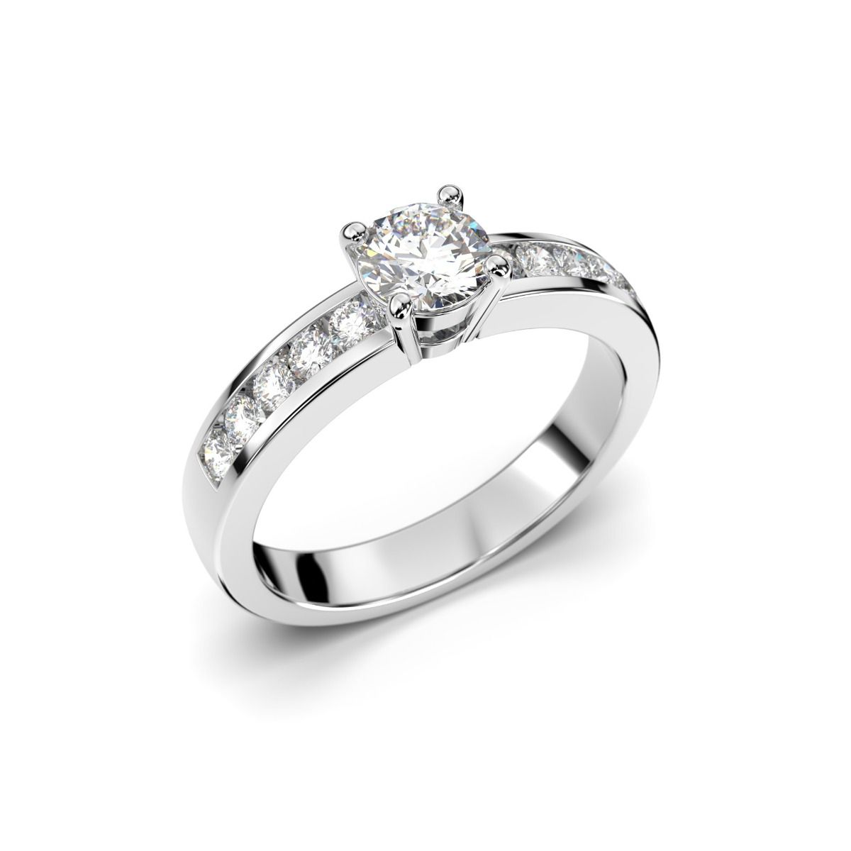 Festive Verona timanttisormus, platina 444-065-PT