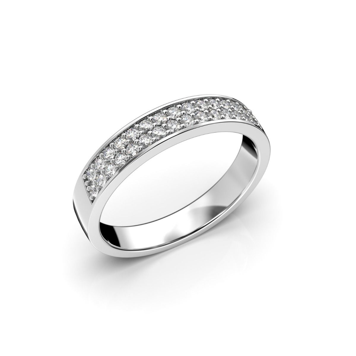 Festive Roma timanttisormus, platina 475-030-PT