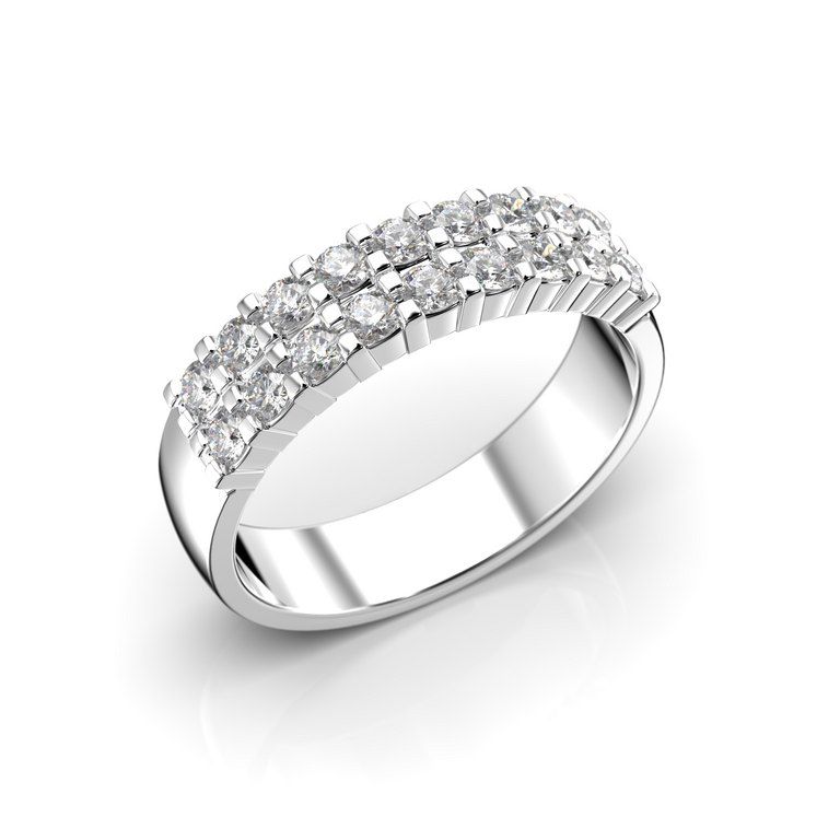 Festive Sophia Double Diamant Ring 0,54ct 14-481-054-VK-HSI1