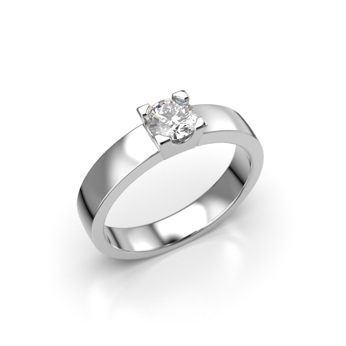 Festive Kelly timanttisormus, valkokulta 488-040-VK