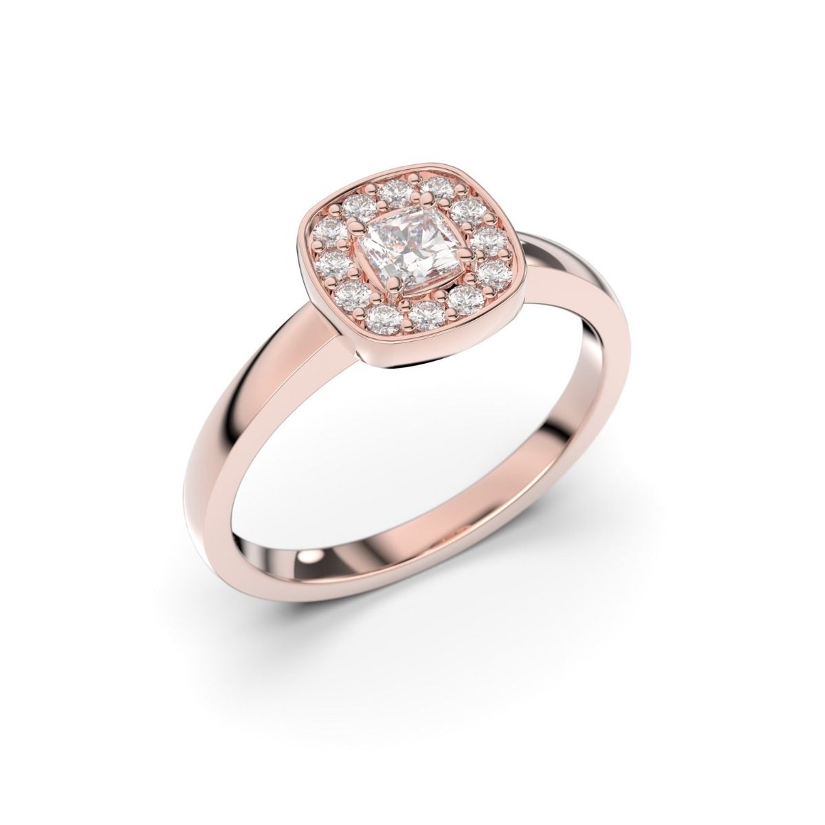 Festive Alicia timanttisormus, punakulta 503-033-PK