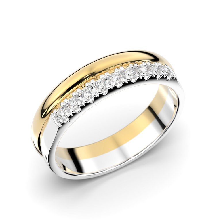 Festive Victoria Double Diamant Ring 0,09ct 14-512-009-KV-HSI1